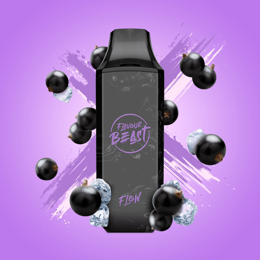 Flavour Beast Flavour Beast Flow Disposable Vape-Bumpin' Blackcurrant Iced 4000 Puffs / 20mg Flavour Beast Flow Disposable Vape-Bumpin' Blackcurrant Iced-AVSS 
