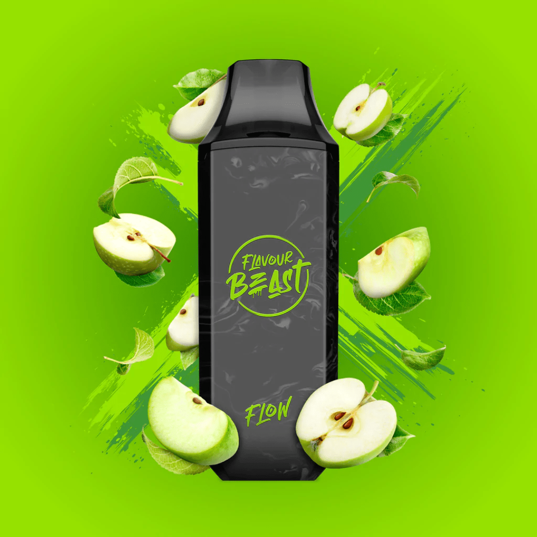 Flavour Beast Flavour Beast Flow Disposable Vape-Gusto Green Apple 4000 Puffs / 20mg Flavour Beast Flow Disposable Vape-Green Apple-Airdrie Vape SuperStore