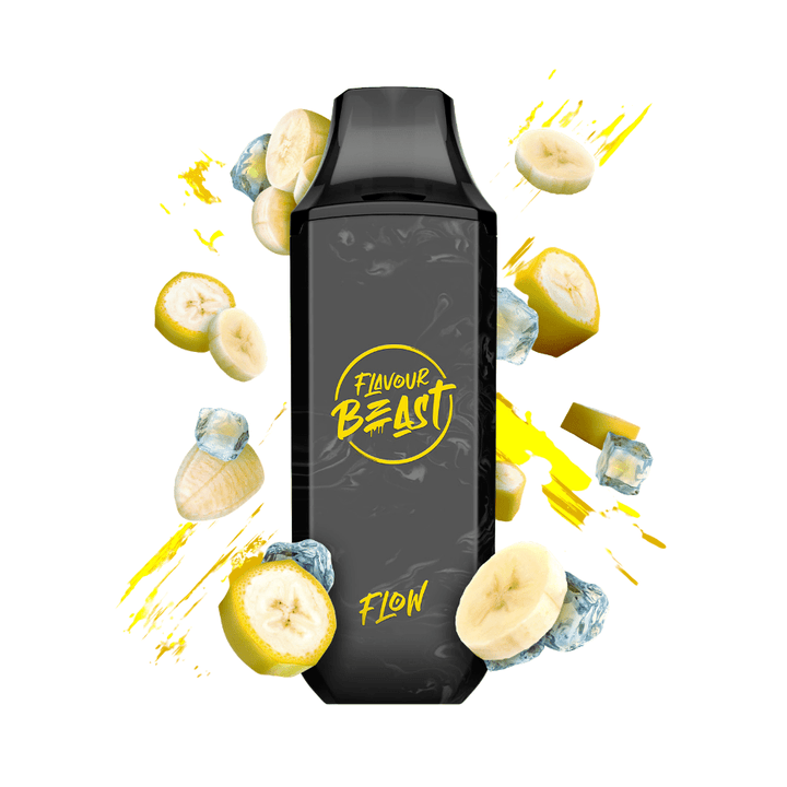 Flavour Beast Flow Disposable Vape-Bussin Banana Iced 4000 Puffs / 20mg Airdrie Vape SuperStore and Bong Shop Alberta Canada