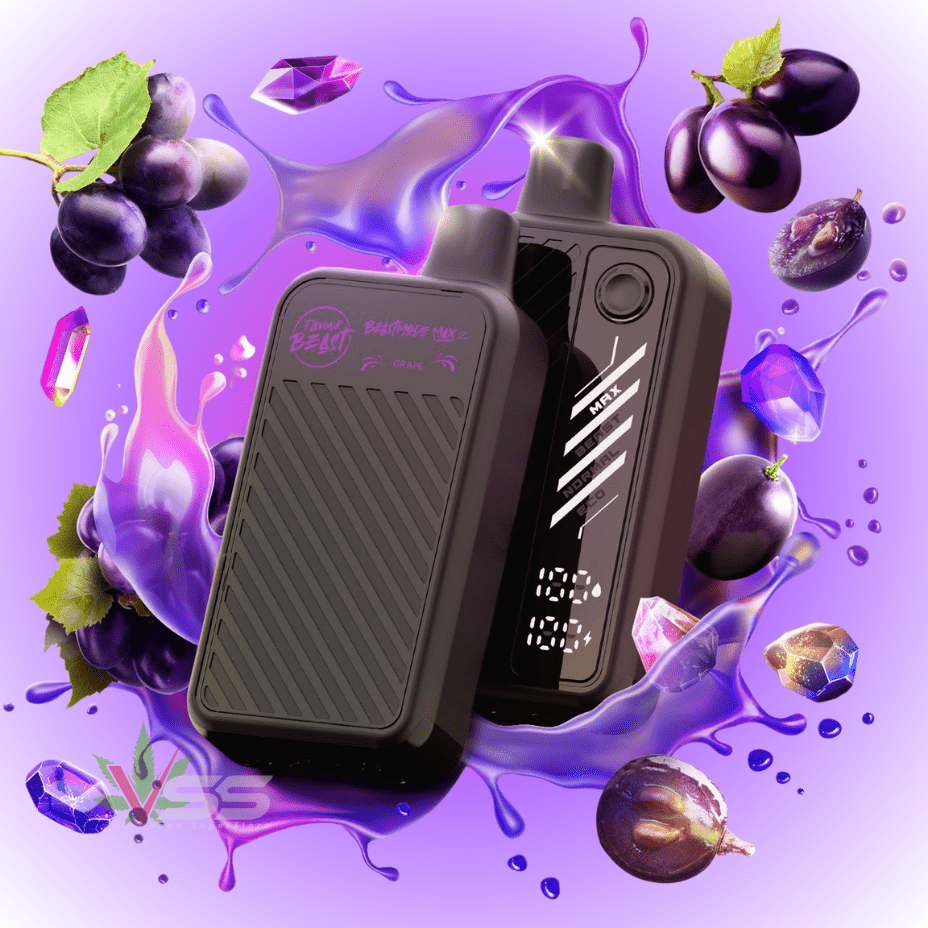 Flavour Beast Max 2 Disposable Vape-Gushin Grape Airdrie Vape SuperStore and Bong Shop Alberta Canada
