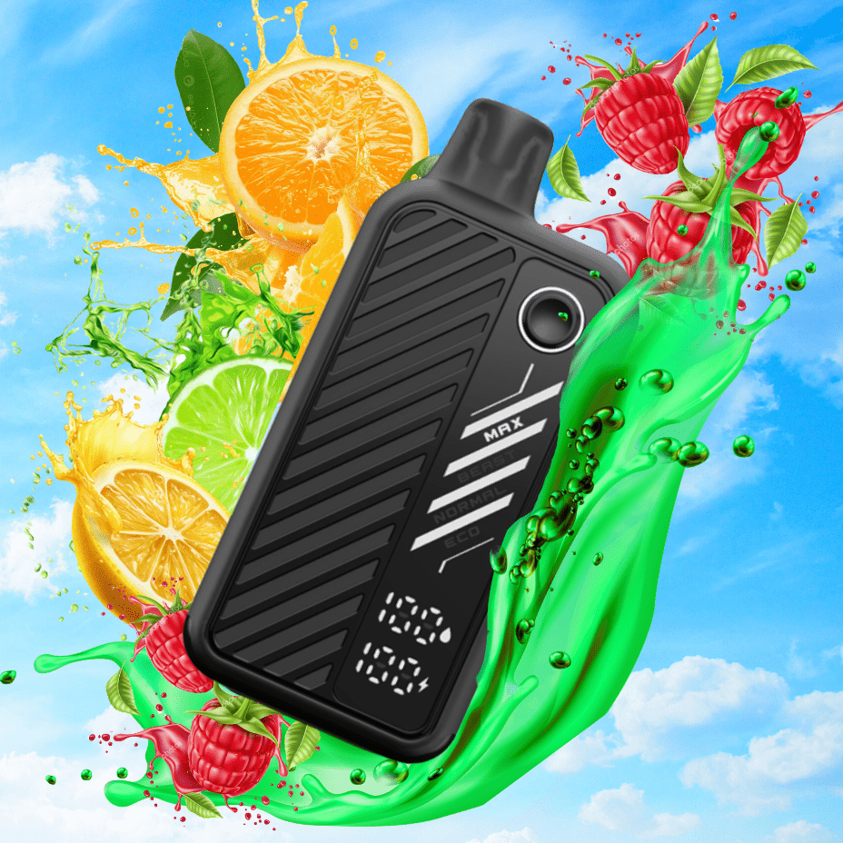 Flavour Beast Max 2 Disposable Vape-Raspberry Green Dew ICED 50000 Puffs / 20mg Airdrie Vape SuperStore and Bong Shop Alberta Canada