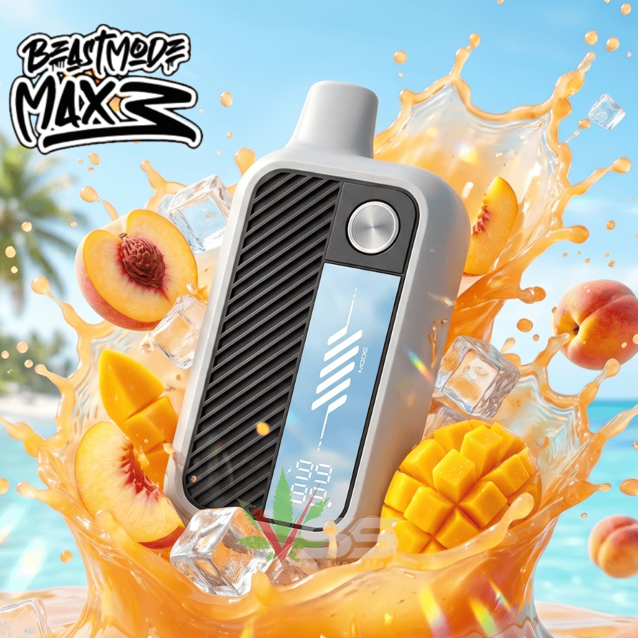 Flavour Beast Mode Max 3 60K Disposable Vape - Epic Peach Mango Ice 20mg / 60000 Puffs Airdrie Vape SuperStore and Bong Shop Alberta Canada