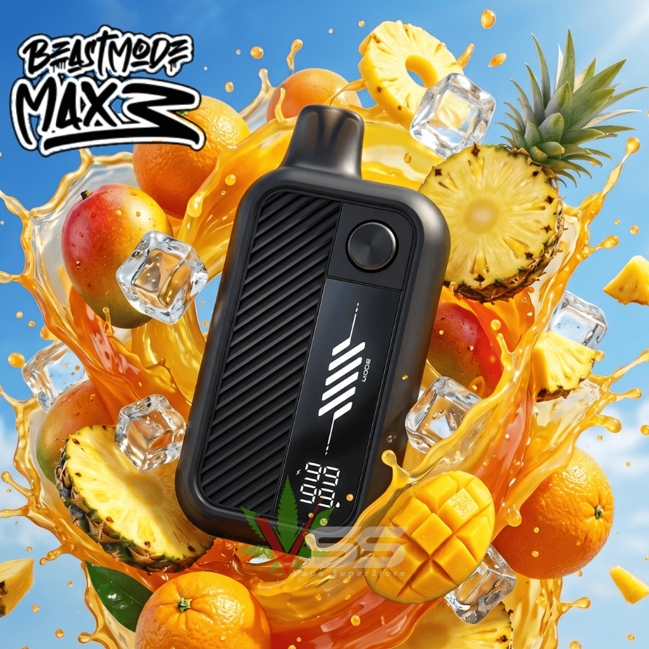 Flavour Beast Mode Max 3 60K Disposable Vape - Twisted Tropical KO Ice Airdrie Vape SuperStore and Bong Shop Alberta Canada