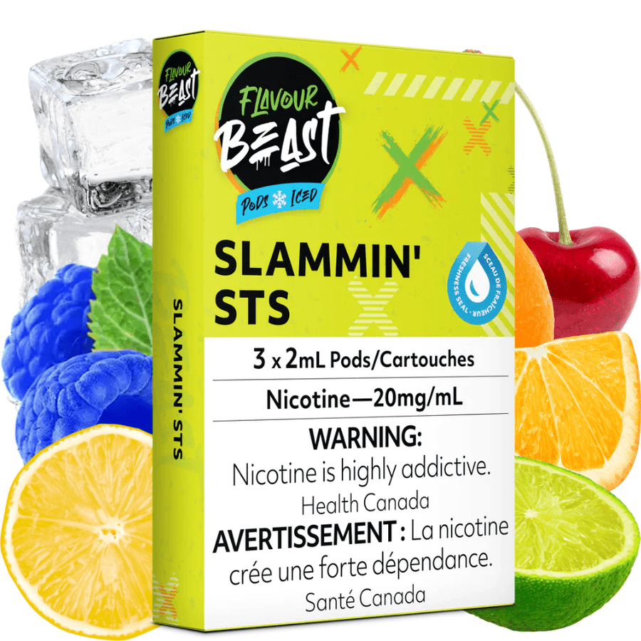 Flavour Beast Pods Slammin' STS (S-Compatible) 20mg Airdrie Vape SuperStore and Bong Shop Alberta Canada