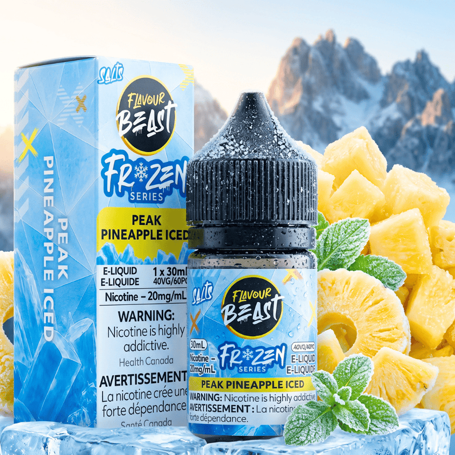 Flavour Beast Salt Frozen-Peak Pineapple Iced 20mg / 30ml Airdrie Vape SuperStore and Bong Shop Alberta Canada