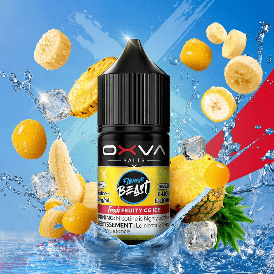 Flavour Beast x OXVA E-Liquid - Fresh Fruity CG Ice Salt 30mL / 20mg Airdrie Vape SuperStore and Bong Shop Alberta Canada