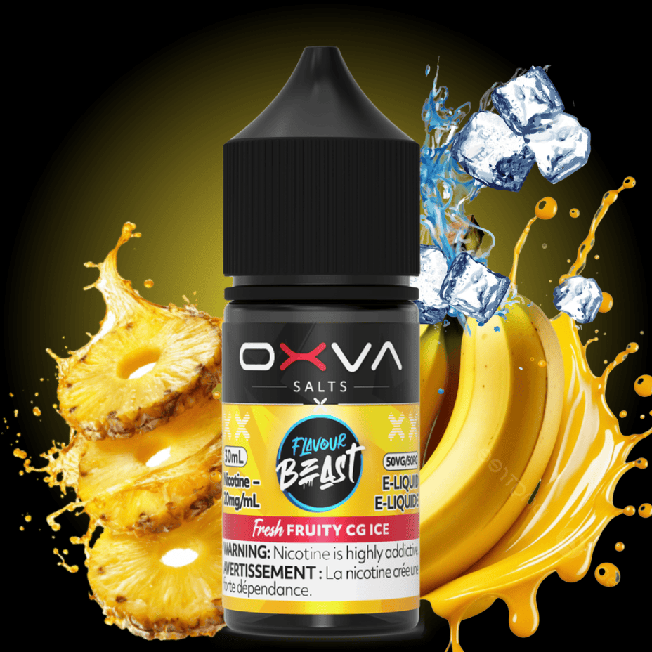 Flavour Beast x OXVA E-Liquid - Fresh Fruity CG Ice Salt 30mL / 20mg Airdrie Vape SuperStore and Bong Shop Alberta Canada