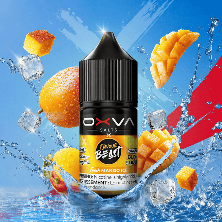 Flavour Beast x OXVA E-Liquid - Fresh Mango Ice 30mL / 20mg Airdrie Vape SuperStore and Bong Shop Alberta Canada