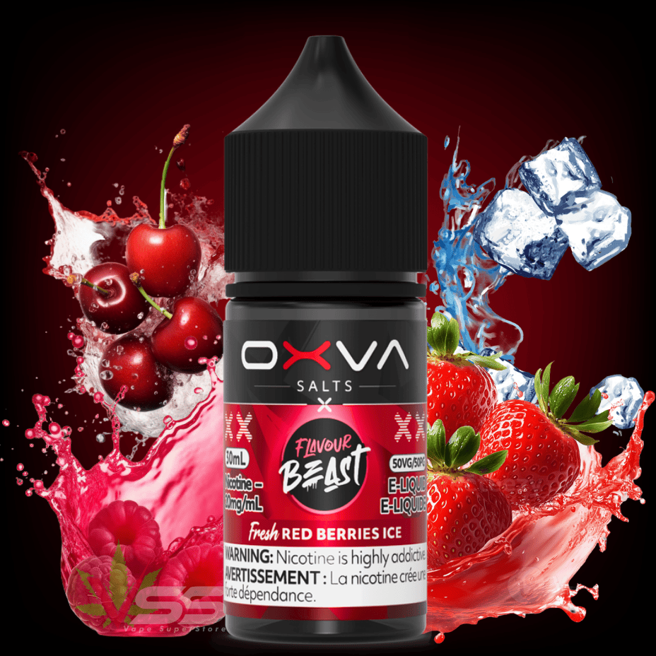 Flavour Beast x OXVA E-Liquid - Fresh Red Berries Ice 30mL / 20mg Airdrie Vape SuperStore and Bong Shop Alberta Canada