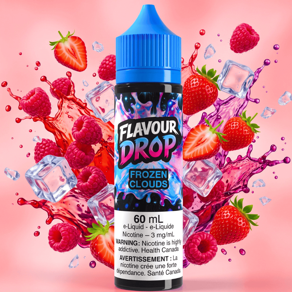 Flavour Drop E-Liquid - Frozen Clouds 60ml / 3mg Airdrie Vape SuperStore and Bong Shop Alberta Canada