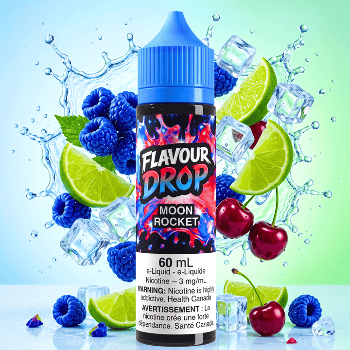 Flavour Drop E-Liquid - Moon Rocket 60ml / 3mg Airdrie Vape SuperStore and Bong Shop Alberta Canada
