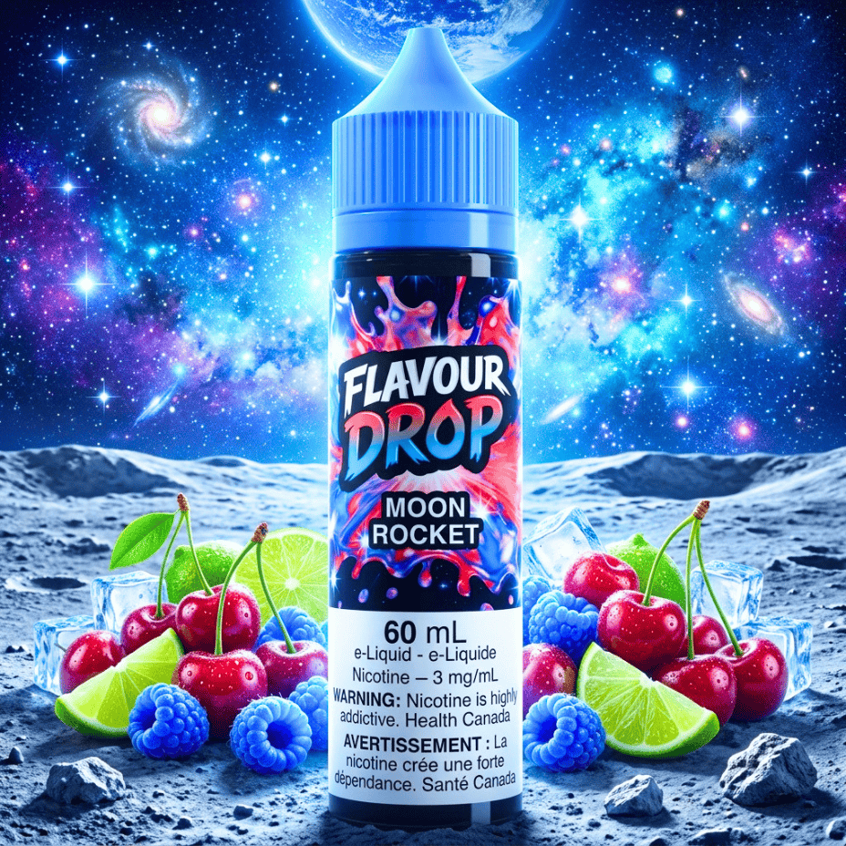 Flavour Drop E-Liquid - Moon Rocket 60ml / 6mg Airdrie Vape SuperStore and Bong Shop Alberta Canada