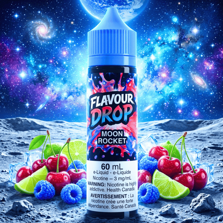 Flavour Drop E-Liquid - Moon Rocket 60ml / 6mg Airdrie Vape SuperStore and Bong Shop Alberta Canada