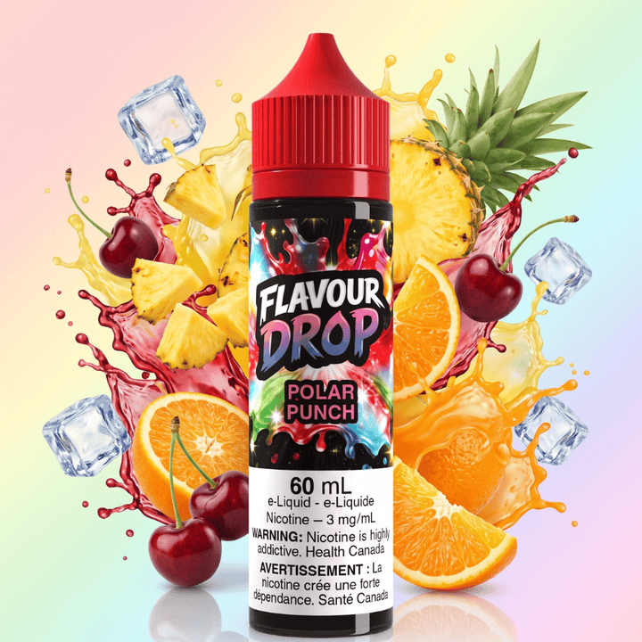 Flavour Drop E-Liquid - Polar Punch 60ml / 6mg Airdrie Vape SuperStore and Bong Shop Alberta Canada