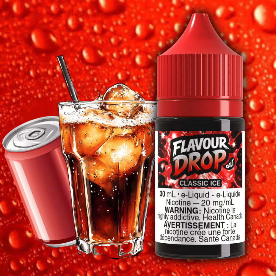 Flavour Drop Salts - Classic Ice 30mL / 20mg Airdrie Vape SuperStore and Bong Shop Alberta Canada
