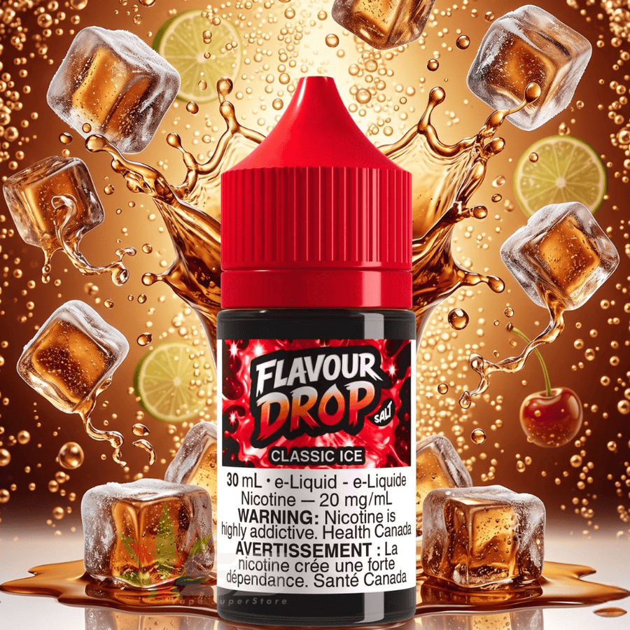 Flavour Drop Salts - Classic Ice 30mL / 20mg Airdrie Vape SuperStore and Bong Shop Alberta Canada