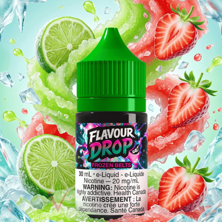 Flavour Drop Salts - Frozen Belts 30mL / 20mg Airdrie Vape SuperStore and Bong Shop Alberta Canada