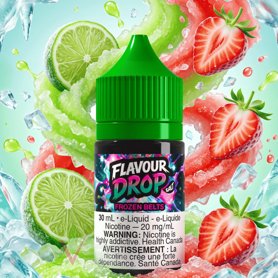 Flavour Drop Salts - Frozen Belts 30mL / 20mg Airdrie Vape SuperStore and Bong Shop Alberta Canada