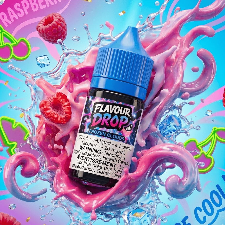 Flavour Drop Salts - Frozen Clouds 30mL / 20mg Airdrie Vape SuperStore and Bong Shop Alberta Canada