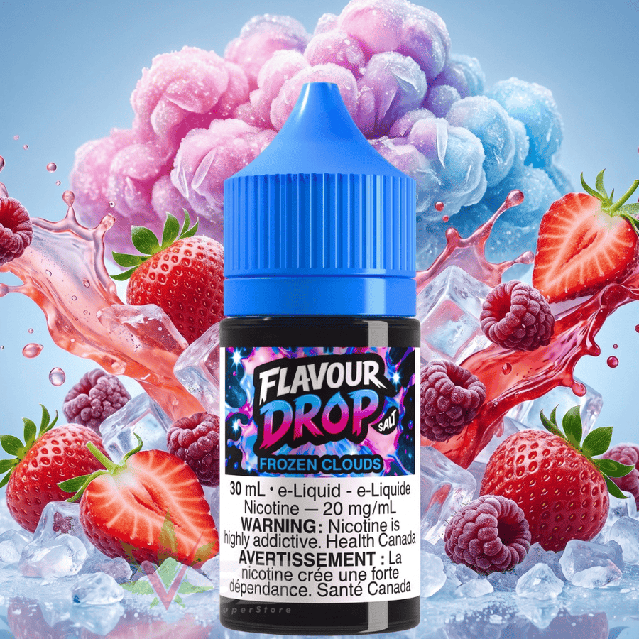 Flavour Drop Salts - Frozen Clouds 30mL / 20mg Airdrie Vape SuperStore and Bong Shop Alberta Canada