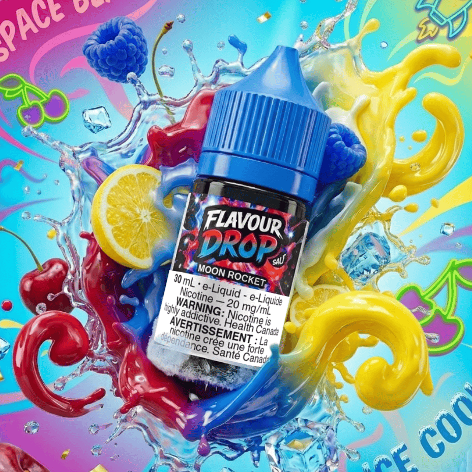 Flavour Drop Salts - Moon Rocket 30mL / 20mg Airdrie Vape SuperStore and Bong Shop Alberta Canada