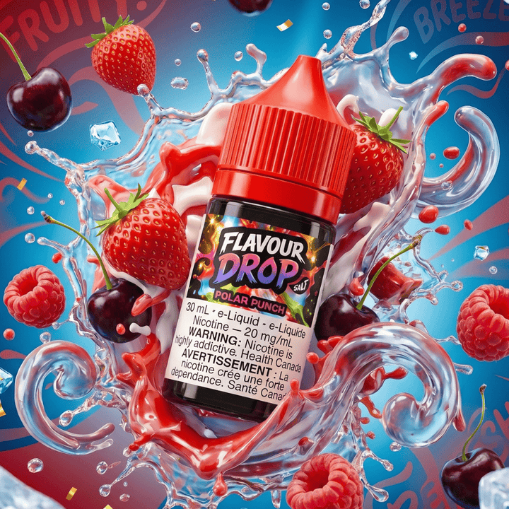 Flavour Drop Salts - Polar Punch 30mL / 20mg Airdrie Vape SuperStore and Bong Shop Alberta Canada