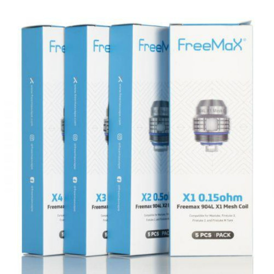 Freemax 904L X Fireluke Mesh Replacement Coils 5/pkg / X1 Single Mesh-0.15 ohm Airdrie Vape SuperStore and Bong Shop Alberta Canada