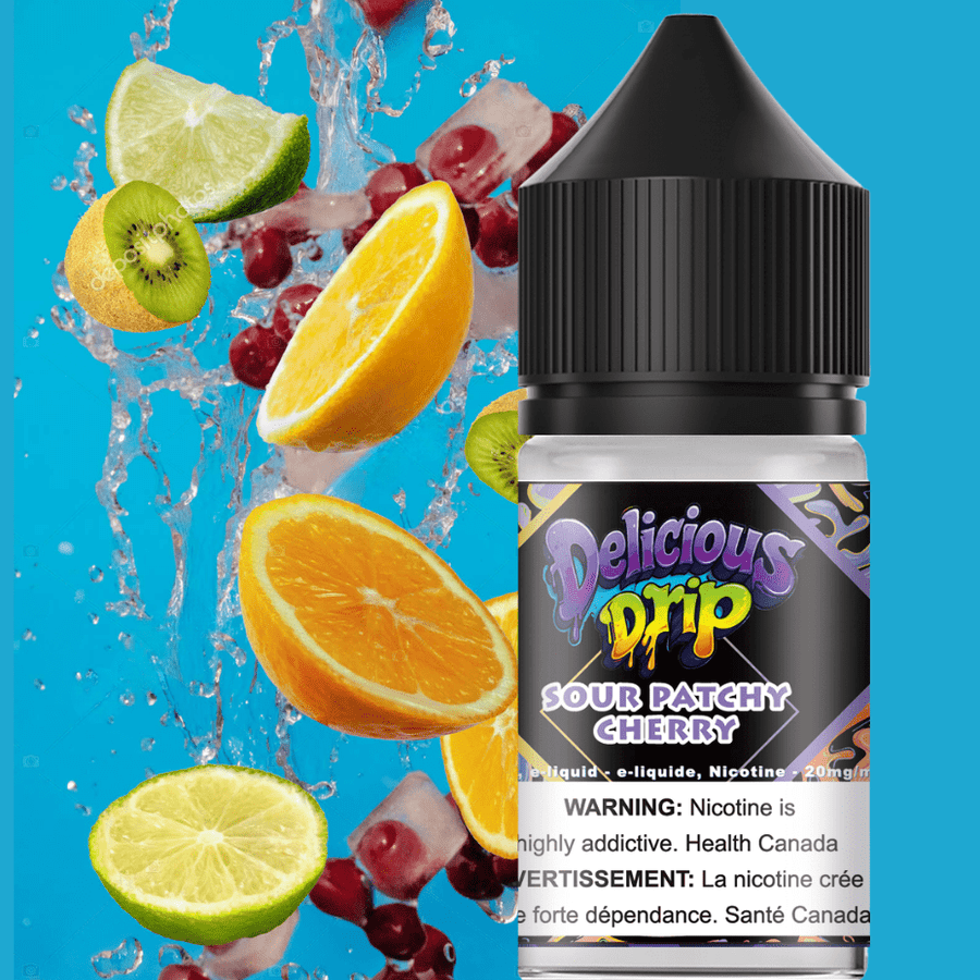 Gcore Delicious Drip Salt-Sour Patchy Cherry in Alberta - Airdrie Vape SuperStore & Bong Shop Gcore Delicious Drip Salt-Sour Patchy Cherry in Alberta - Airdrie Vape SuperStore & Bong Shop