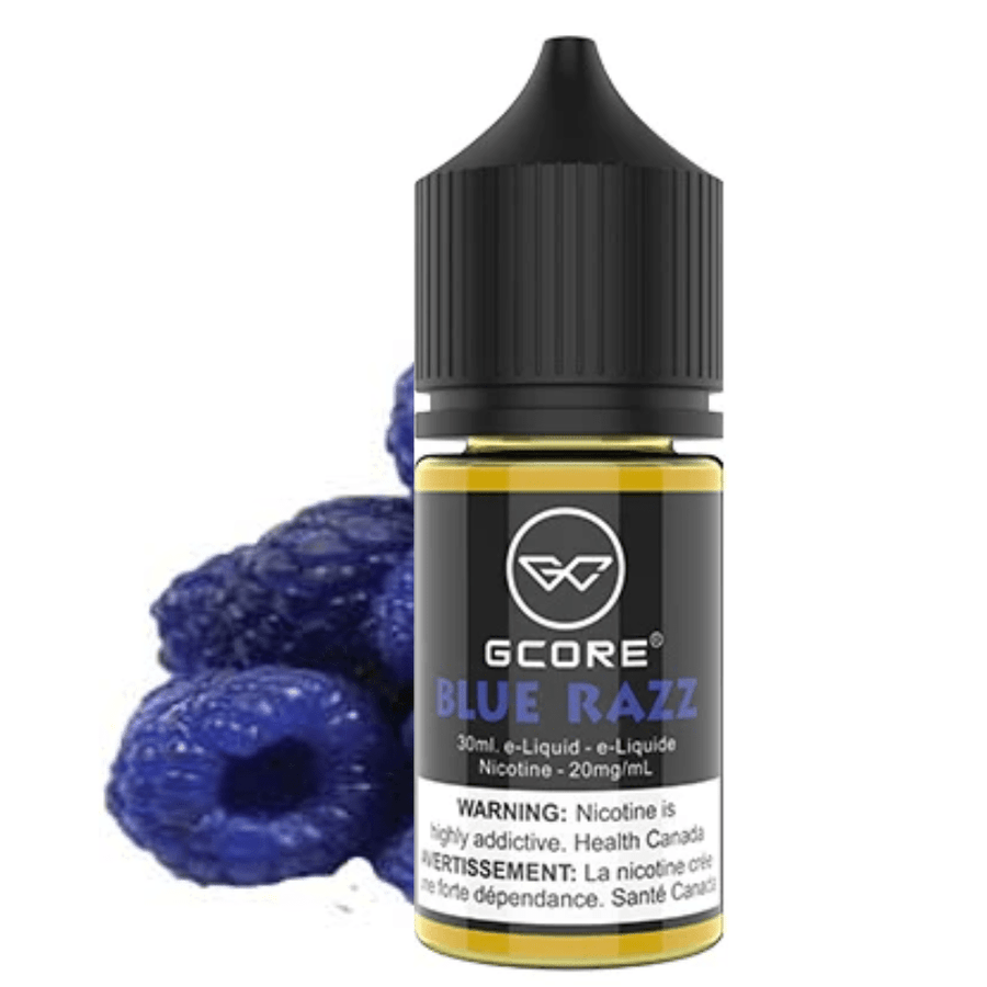 Gcore E-Liquid Salt-Blue Razz 30ml 20mg / 30ml Airdrie Vape SuperStore and Bong Shop Alberta Canada