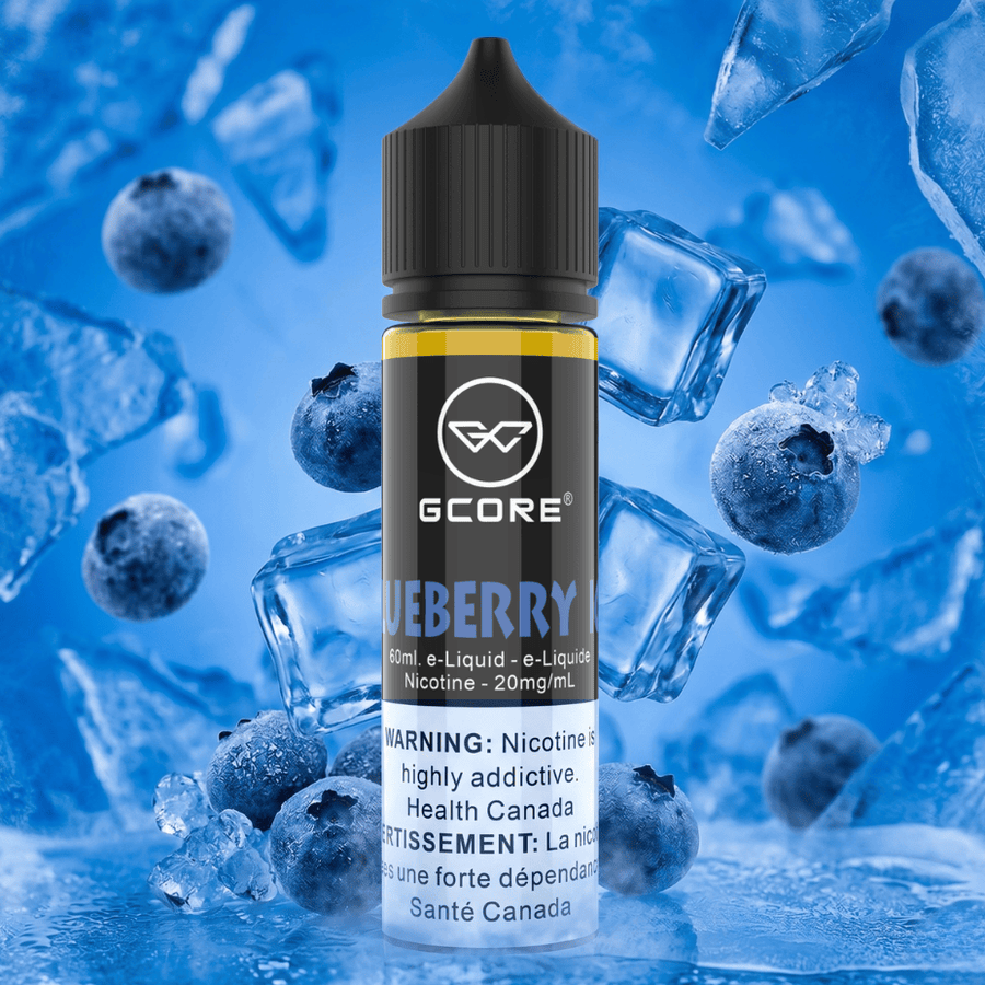 GCORE Salt - Blueberry Ice 60mL 60mL / 20mg Airdrie Vape SuperStore and Bong Shop Alberta Canada