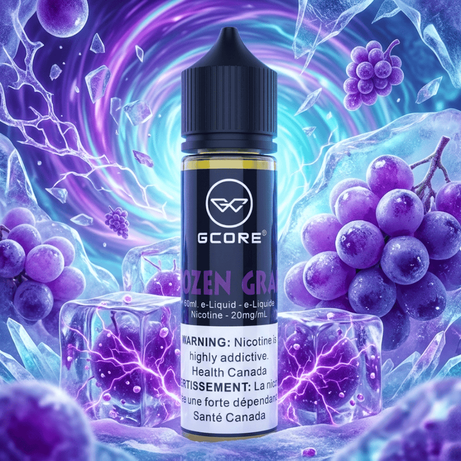 GCORE Salt - Frozen Grape 60mL 60mL / 20mg Airdrie Vape SuperStore and Bong Shop Alberta Canada
