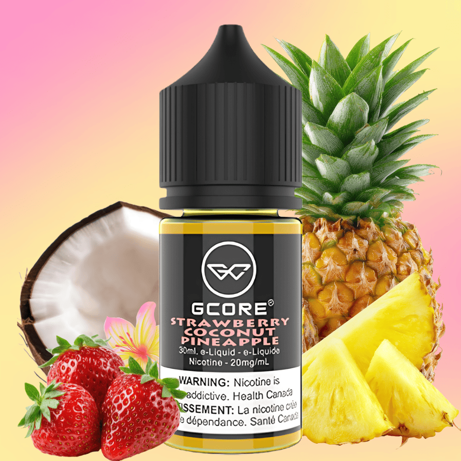 GCORE Salt - Strawberry Coconut Pineapple 20mg / 30ml Airdrie Vape SuperStore and Bong Shop Alberta Canada