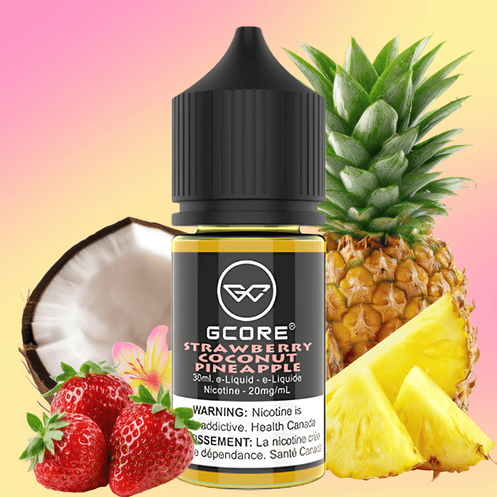 GCORE Salt - Strawberry Coconut Pineapple 20mg / 30ml Airdrie Vape SuperStore and Bong Shop Alberta Canada