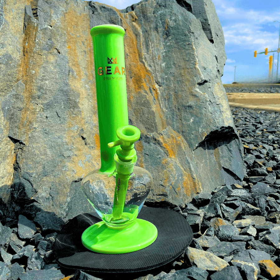 Gear Premium® 12" Galiano Spade Base Bong (Limited Edition) Green Airdrie Vape SuperStore and Bong Shop Alberta Canada