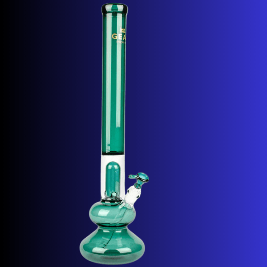 Gear Premium Bubble Tube Beaker w/Dome Perc-21" 21" / Teal Airdrie Vape SuperStore and Bong Shop Alberta Canada