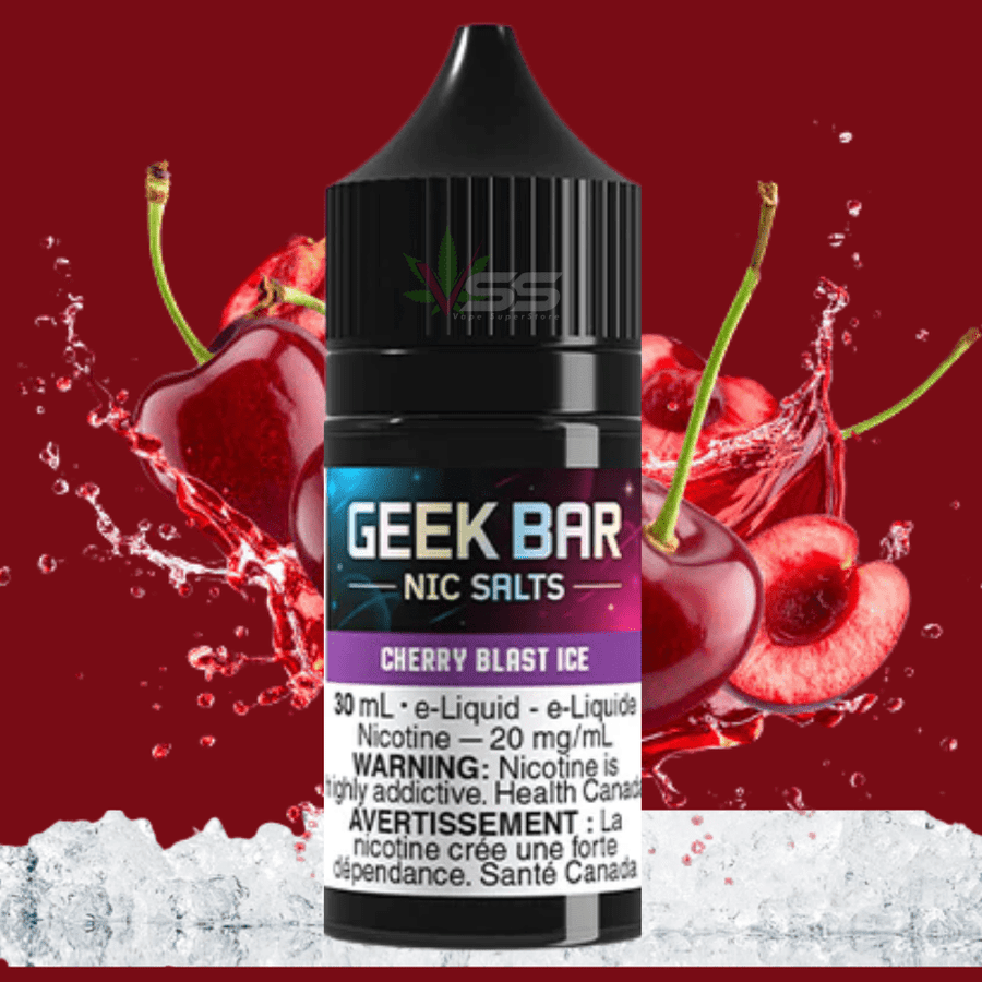 Geek Bar Nic Salt-Cherry Blast Ice Airdrie Vape SuperStore and Bong Shop Alberta Canada