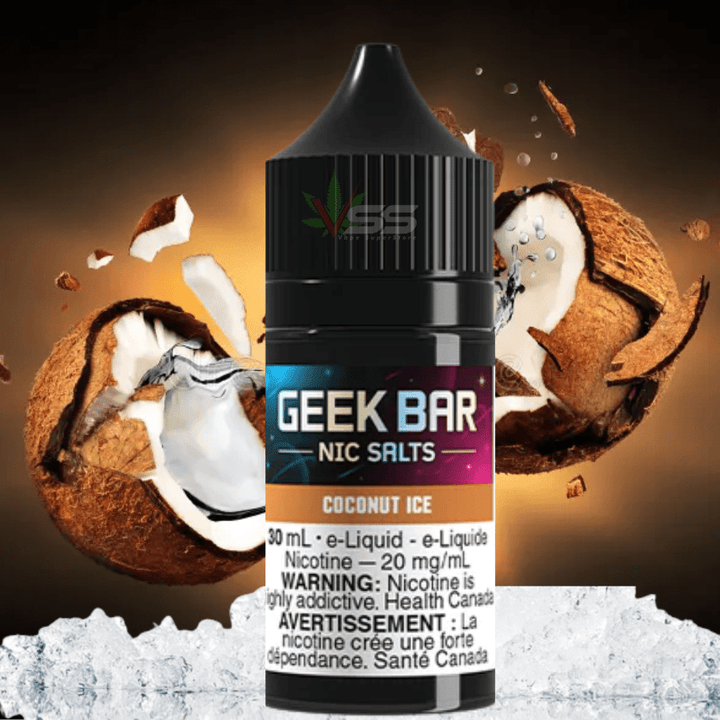 Geek Bar Nic Salt-Coconut Ice Airdrie Vape SuperStore and Bong Shop Alberta Canada