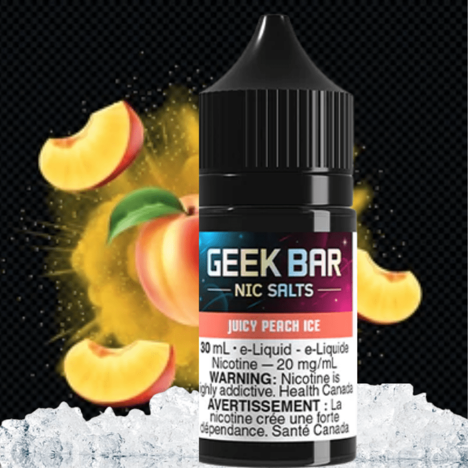 juicy peach ice vape juice Geek Bar Nic Salt-Juicy Peach Ice 30ml in Airdrie Alberta