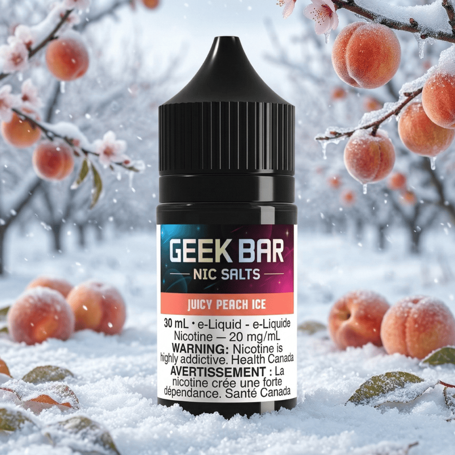 Geek Bar Nic Salt-Juicy Peach Ice Airdrie Vape SuperStore and Bong Shop Alberta Canada