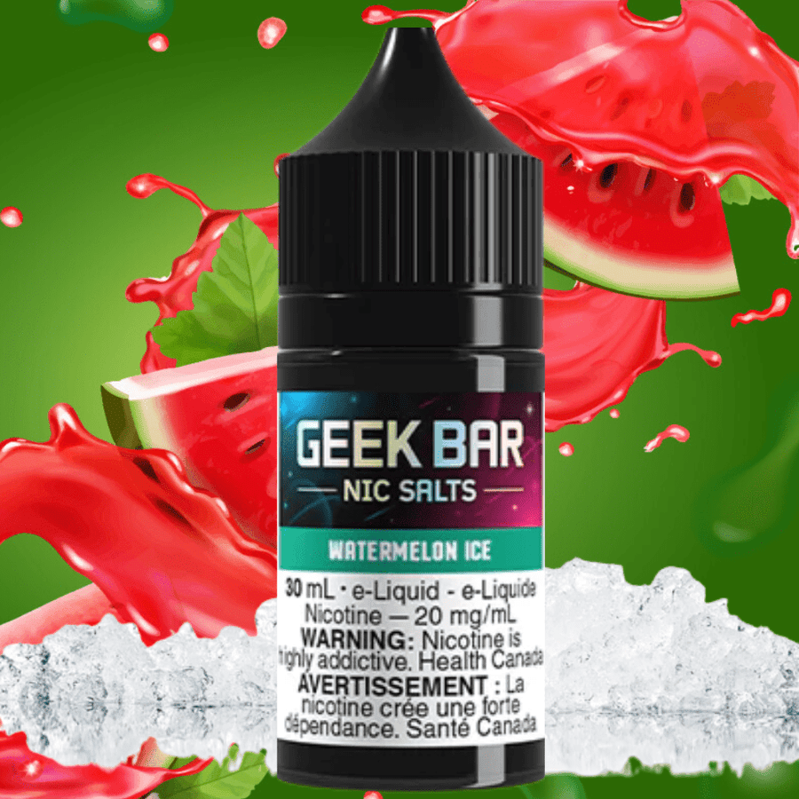 Geek Bar Nic Salt-Watermelon Ice Airdrie Vape SuperStore and Bong Shop Alberta Canada