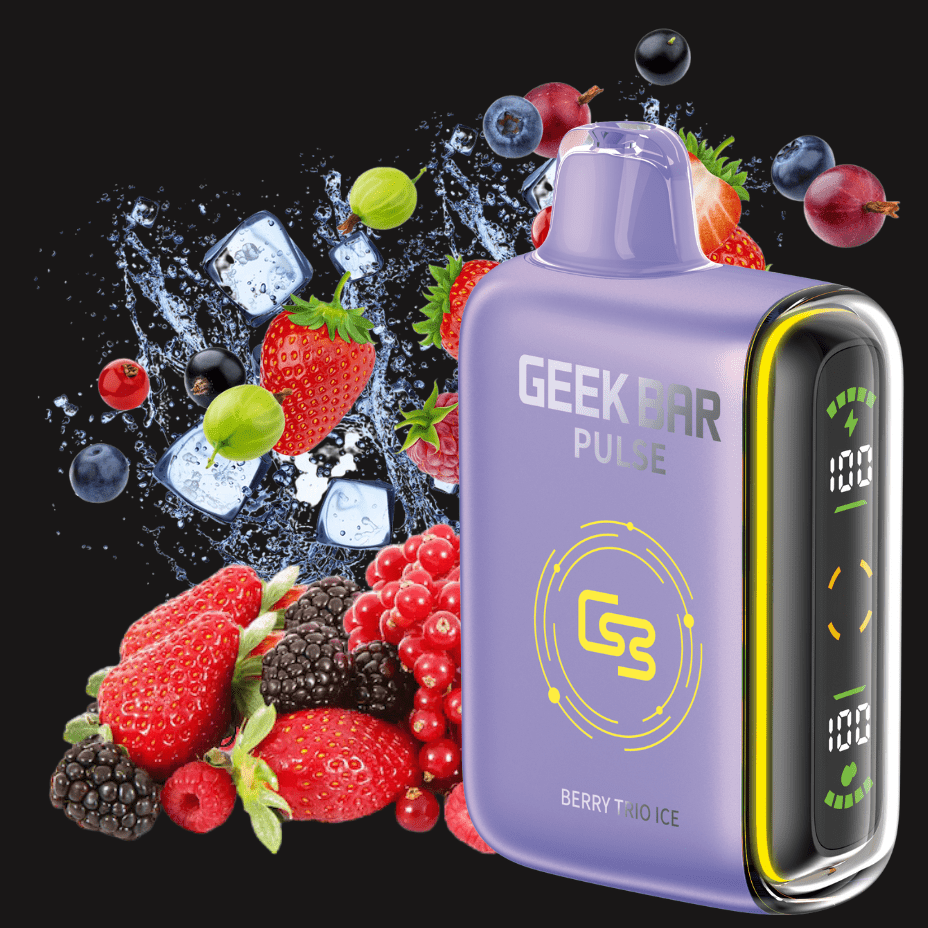 Geek Bar Pulse 9000 Disposable Vape-Berry Trio Ice-Airdrie Vape - Airdrie  Vape SuperStore & Bong Shop