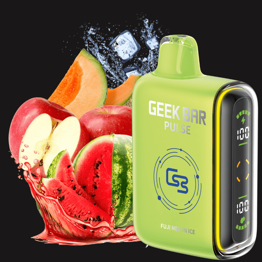 Geek Bar Pulse 9000 Disposable Vape-Fuji Melon Ice 20mg / 9000 Puffs Airdrie Vape SuperStore and Bong Shop Alberta Canada