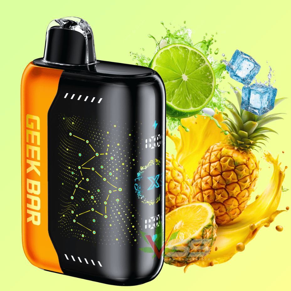 Geek Bar Pulse X 25K Disposable Vape - Pineapple Lime Ice in Alberta - Airdrie Vape SuperStore & Bong Shop Geek Bar Pulse X 25K Disposable Vape - Pineapple Lime Ice in Alberta - Airdrie Vape SuperStore & Bong Shop
