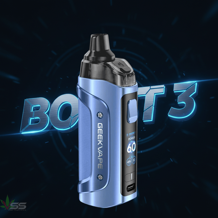 Geekvape Aegis Boost 3 Pod Kit - 3000mAh Blue Airdrie Vape SuperStore and Bong Shop Alberta Canada