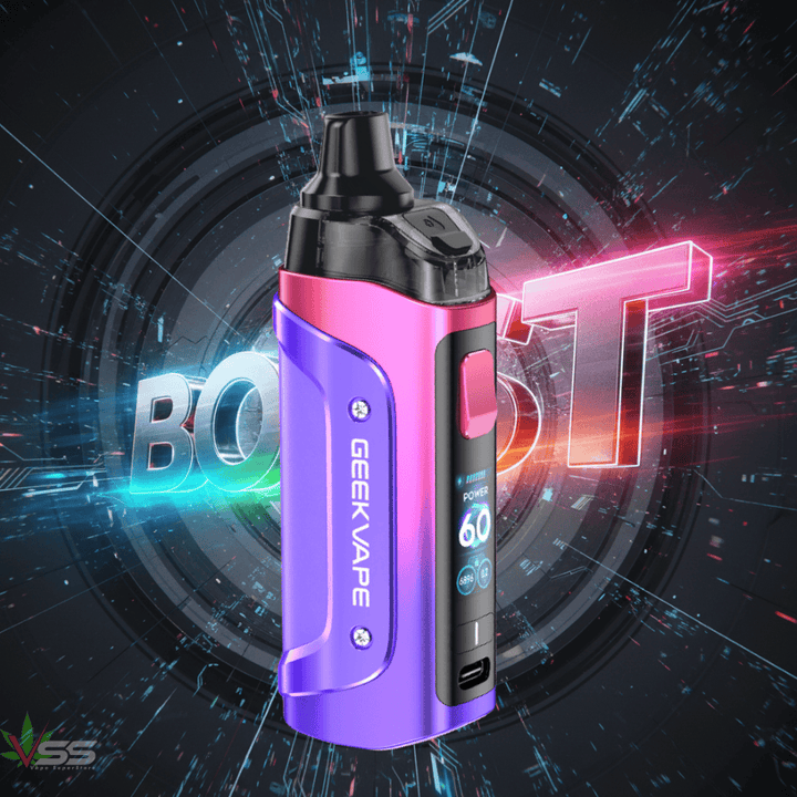 Geekvape Aegis Boost 3 Pod Kit - 3000mAh Purple Airdrie Vape SuperStore and Bong Shop Alberta Canada