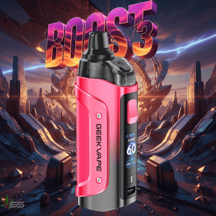 Geekvape Aegis Boost 3 Pod Kit - 3000mAh Red Airdrie Vape SuperStore and Bong Shop Alberta Canada