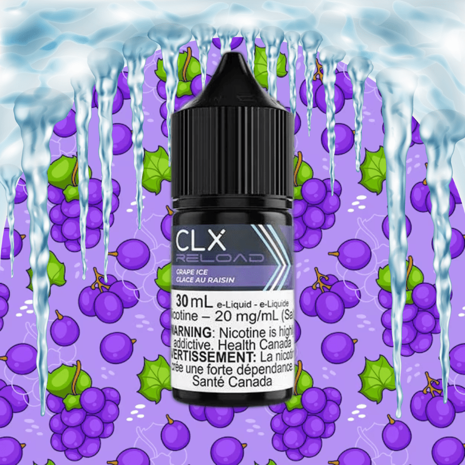 Grape Ice Salt by CLX Reload E-Liquid-Airdrie Vape SuperStore, Alberta - Airdrie Vape SuperStore & Bong Shop Grape Ice Salt by CLX Reload E-Liquid-Airdrie Vape SuperStore, Alberta - Airdrie Vape SuperStore & Bong Shop