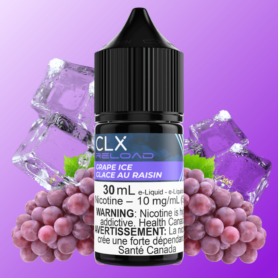 Grape Ice Salt by CLX Reload E-Liquid-Airdrie Vape SuperStore, Alberta - Airdrie Vape SuperStore & Bong Shop Grape Ice Salt by CLX Reload E-Liquid-Airdrie Vape SuperStore, Alberta - Airdrie Vape SuperStore & Bong Shop