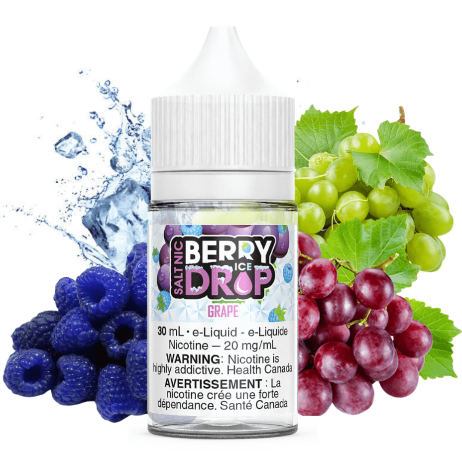Grape Salt Iced by Berry Drop E-Liquid 30ml / 12mg Airdrie Vape SuperStore and Bong Shop Alberta Canada