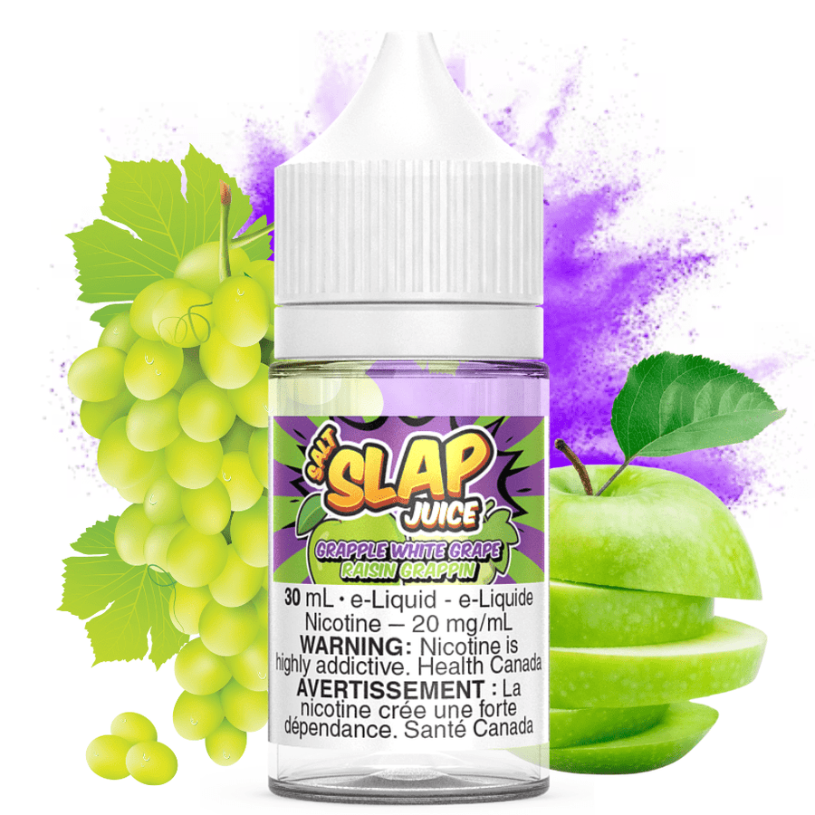 Grapple White Grape Salt by Slap Juice Airdrie Vape SuperStore and Bong Shop Alberta Canada